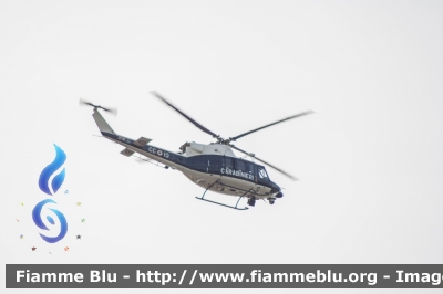 Agusta-Bell AB412
Carabinieri
Fiamma 10
4° Nucleo Elicotteri Pisa

203° Anniversario
dell'Arma dei Carabinieri
Parole chiave: Agusta-Bell AB412 CC10 festa_carabinieri_2017