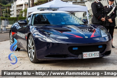 Lotus Evora S
Carabinieri
Nucleo Operativo Radiomobile
CC CX 312
Parole chiave: Lotus Evora_S CCCX312