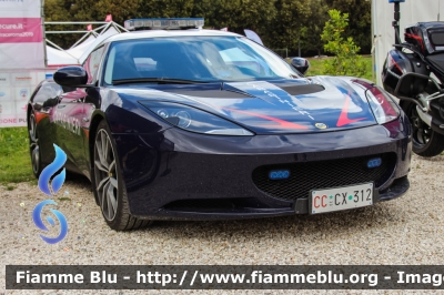 Lotus Evora
Carabinieri
CC CX 312
Parole chiave: Lotus Evora CCCX312