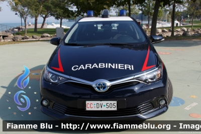 Toyota Auris Hybrid
Carabinieri
CC DV 505

esemplare unico comprato dal Comune di Sirmione (BS)
per la locale stazione dei Carabinieri
Parole chiave: Toyota Auris_Hybrid CCDV505