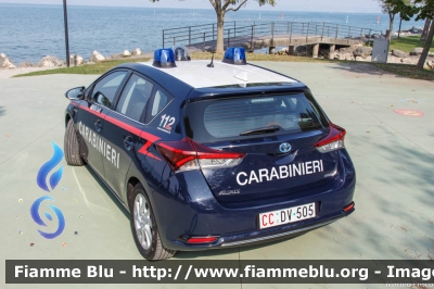 Toyota Auris Hybrid
Carabinieri
CC DV 505

esemplare unico comprato dal Comune di Sirmione (BS)
per la locale stazione dei Carabinieri
Parole chiave: Toyota Auris_Hybrid CCDV505