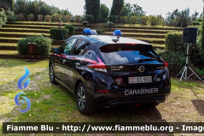 Nissan Leaf
Carabinieri
Comando Carabinieri Unità per la tutela Forestale, Ambientale e Agroalimentare
allestimento Cita Seconda
CC EC 950
Parole chiave: Nissan Leaf CCEC950