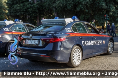 Alfa Romeo Nuova Giulia
Carabinieri
Nucleo Operativo Radiomobile
Allestimento FCA
CC EE 982
Parole chiave: Alfa_Romeo Nuova_Giulia CCEE982