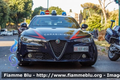 Alfa Romeo Nuova Giulia
Carabinieri
Nucleo Operativo Radiomobile
Allestimento FCA
CC EF 856
Parole chiave: Alfa_Romeo Nuova_Giulia CCEF856