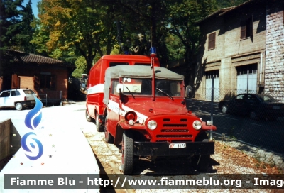 Fiat Campagnola I serie
Vigili del Fuoco
Comando Provinciale di Perugia
Distaccamento di Assisi
VF 9878
Parole chiave: Fiat Campagnola_Iserie VF9878