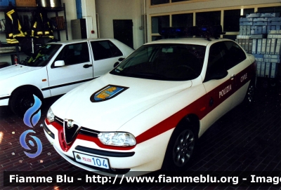 Alfa Romeo 156 I serie
Repubblica di San Marino
Polizia Civile
POLIZIA 104
Parole chiave: Alfa_Romeo 156_Iserie POLIZIA104