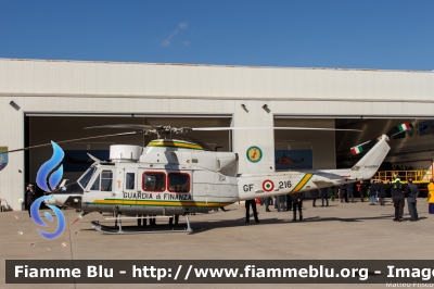 Agusta Bell AB412 HP
Guardia di Finanza
Reparto Operativo Aereonavale
Sezione Aerea di Bolzano
GF 216
Parole chiave: Agusta_Bell AB412_HP GF216