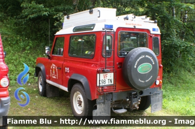 Land Rover Defender 90
Vigili del Fuoco
Distretto di Fiemme
Corpo Volontario di Castello di Fiemme (TN)
VF K98 TN
Parole chiave: Land_Rover Defender_90 VFK98TN