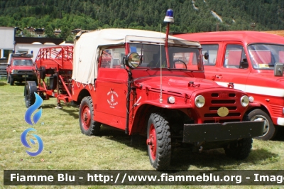 Fiat Campagnola
Vigili del Fuoco
Unione Distrettuale di Fiemme
Corpo Volontario di Panchià (TN)
VF 4F4 TN
*Automezzo Storico*
Parole chiave: Fiat Campagnola VF4F4TN_Storica