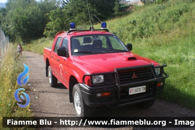 Mitsubishi L200 I serie
Vigili del Fuoco
Distretto di Pergine Valsugana
Corpo Volontario di Fierozzo (TN)
VF A73 TN
Parole chiave: Mitsubishi L200_Iserie VFA73TN