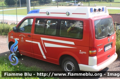 Volkswagen Transporter T5
Vigili del Fuoco
Distretto di Pergine Valsugana
Corpo Volontario di Palù del Fersina (TN)
allestimento Brandschutz-Rosenbauer
VF 8H0 TN
Parole chiave: Volkswagen Transporter_T5 VF8H0TN