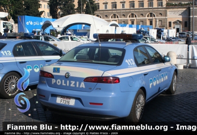 Alfa Romeo 159
Polizia di Stato
Polizia F7316
Parole chiave: alfa_romeo 159 poliziaf7316