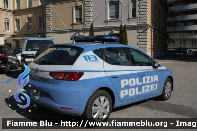 Seat Leon III serie 
Polizia di Stato
Squadra Volante
Questura di Bolzano
Allestimento NCT Nuova Carrozzeria Torinese
Decorazione Grafica Artlantis
POLIZIA M0811
Parole chiave: Seat Leon_IIIserie POLIZIAM0811 Civil_Protect_2016