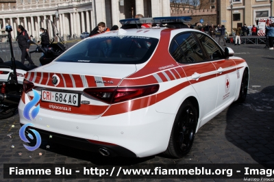 Alfa Romeo Nuova Giulia
Croce Rossa Italiana
Comitato Provinciale di Piacenza
Allestimento Bertazzoni
CRI 684 AG
Parole chiave: Alfa_Romeo Nuova_Giulia CRI684AG