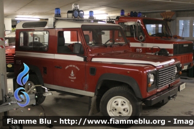 Land Rover Defender 90
Vigili del Fuoco
Distretto di Pergine Valsugana
Corpo Volontario di Tenna (TN)
VF H95 TN
Parole chiave: land_rover defender_90 vfh95tn