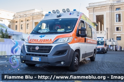 Fiat Ducato X290
Ares 118 Lazio
Azienda Regionale Emergenza Sanitaria
Allestita Orion
-CODICE AUTOMEZZO 667-
Parole chiave: Fiat Ducato_X290