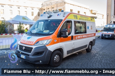 Fiat Ducato X290
Ares 118 Lazio
Azienda Regionale Emergenza Sanitaria
Allestita Orion
-CODICE AUTOMEZZO 667-
Parole chiave: Fiat Ducato_X290