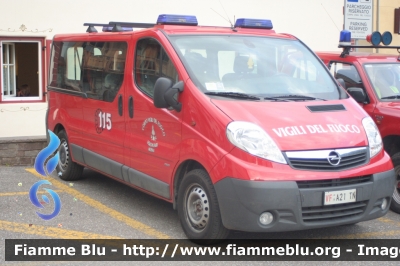 Opel Vivaro II serie
Vigili del Fuoco
Distretto di Fiemme
Corpo Volontario di Moena (TN)
VF A21 TN
Parole chiave: Opel Vivaro_IIserie VFA21TN