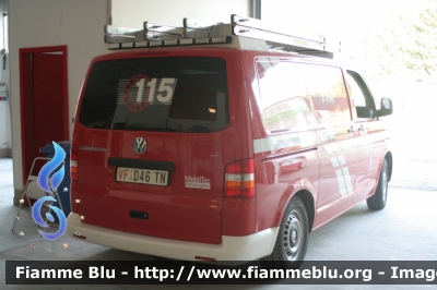 Volkswagen T5
Vigili del Fuoco
Distretto di Trento
Corpo Volontario di Civezzano (TN)
Polisoccorso allestimento MobilTec Fahrzeugbau
VF D46 TN
Parole chiave: Volkswagen T5 VFD46TN