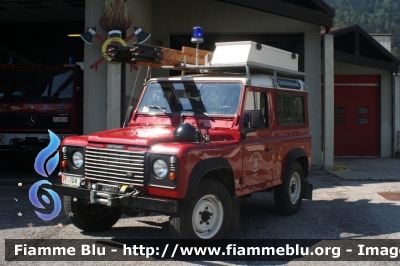 Land Rover Defender 90
Vigili del Fuoco
Distretto di Pergine Valsugana
Corpo Volontario di Caldonazzo (TN)
VF 1D4 TN
Parole chiave: land_rover defender_90 VF1D4TN