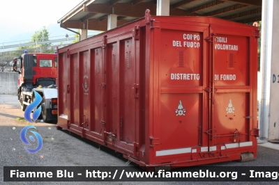 Container Puntellamenti
Vigili del Fuoco
Unione Distrettuale di Fondo (TN)
container allestito in proprio
dal distretto
