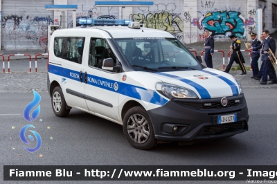 Fiat Doblò IV serie
Polizia Roma Capitale
Allestimento Elevox
Codice Automezzo: 534
Parole chiave: Fiat Doblò_IVserie