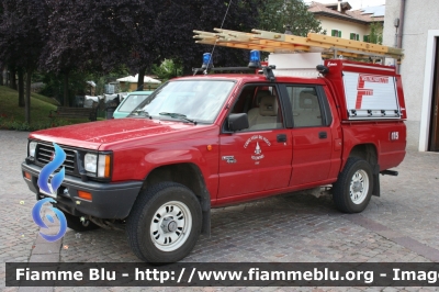 Mitsubishi L200 I serie
Vigili del Fuoco
Distretto di Fondo
Corpo Volonatrio di Casez (TN)
Allestimento Fulmix
VF D25 TN
Parole chiave: Mitsubishi L200_Iserie VFD25TN