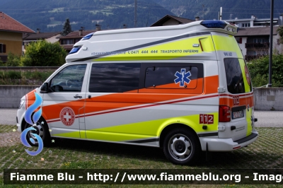 Volkswagen Transporter T6
Croce Bianca Brunico (BZ)
Weisses Kreuz Brunek
Allestita Ambulanz Mobile - Hornis Spaceline
WK 607 - 855
PC ZS 14B
Parole chiave: Volkswagen Transporter_T6 PCZS14B