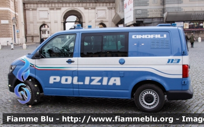 Volkswagen Transporter T6
Polizia di Stato
Unita' Cinofile
Allestimento BAI
POLIZIA M4428
Parole chiave: Volkswagen Transporter_T6 PSM4428