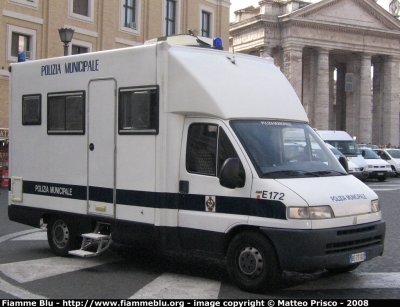 Fiat Ducato II serie 
Polizia Municipale Roma
Ufficio mobile
Parole chiave: PM Roma ufficio mobile Fiat Ducato II serie Lazio