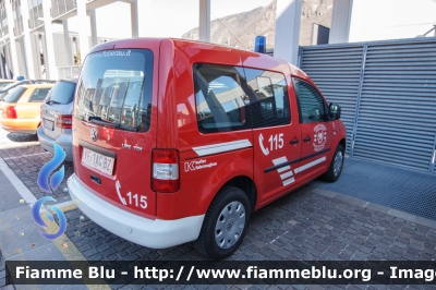 Volkswagen Caddy III serie
Vigili del Fuoco
Unione Distrettuale di Bolzano
Corpo Volontario di Oltrisarco Aslago - Bolzano
Freiwillige Feuerwehr Oberau Haslach - Bozen
VF 1AG BZ
Parole chiave: Volkswagen Caddy_IIIserie VF1AGBZ Civil_Protect_2018