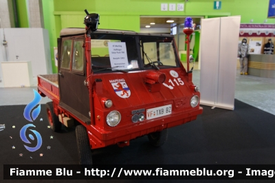 Steyr-Puch Haflinger
Vigili del Fuoco
Unione Distrettuale Merano - Bezirksverband Meran
Corpo Volontario di Marlengo - Freiwillige Feuerwehr Marling (BZ)
VF 1XBBZ
Parole chiave: Steyr-Puch Haflinger VF1XBBZ Civil_Protect_2018