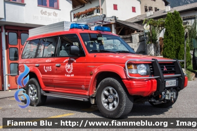 Mitsubishi Pajero Lwb III serie
Vigili del Fuoco
Distretto di Bolzano
Corpo Volontario di S. Antonio Pozzo - St. Anton Pfuss
VF 1ZH BZ
Parole chiave: Mitsubishi Pajero_Lwb_III_serie VF1ZHBZ