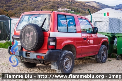 Mitsubishi Pajero SWB II serie
Vigili del Fuoco
Comando Provinciale di 
Reggio Emilia
VF 20768

qui fotografato presso il campo 
di Cittareale (RI) durante 
il sisma del Centro Italia
Parole chiave: Mitsubishi Pajero_SWB_II_serie VF20768