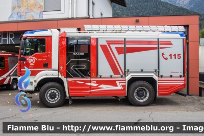 Man TGM 16.340 4x4 III serie
Vigili del Fuoco
Unione Distrettuale Merano - Bezirksverband Meran
Corpo Volontario di Tirolo - Freiwillige Feuerwehr Tirol (BZ)
AutoPompaSerbatoio TLF 2500 allestimento Rosenbauer
VF 273 BZ
Parole chiave: Man TGM_16.340_4x4_IIIserie VF273BZ