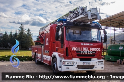 Iveco EuroCargo 160E32 III serie
Vigili del Fuoco
Comando Provinciale di Milano
Autoscala da 30 metri
Allestimento Iveco Magirus
VF 27802

Esemplare unico in comodato d'uso al comando di Milano dopo il terremoto che ha colpito il centro Italia nel 2016

qui fotografato presso il campo 
di Cittareale (RI) durante 
il sisma del Centro Italia
Parole chiave: Iveco EuroCargo_160E32_III_serie VF27802