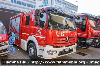 Mercedes-Benz Atego 1530 IV serie
Vigili del Fuoco
Unione Distrettuale di Bolzano
Corpo Volontario di Oltrisarco Aslago - Bolzano
Freiwillige Feuerwehr Oberau Haslach - Bozen
AutoPompa Serbatoio 
Allestimento Kofler Farhzeugbau
VF FW 27D
Parole chiave: Mercedes-Benz Atego_1530_IVserie VF27DBZ Civil_Protect_2018