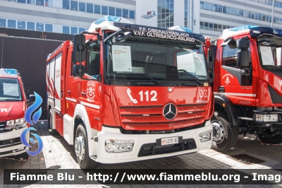 Mercedes-Benz Atego 1530 IV serie
Vigili del Fuoco
Unione Distrettuale di Bolzano
Corpo Volontario di Oltrisarco Aslago - Bolzano
Freiwillige Feuerwehr Oberau Haslach - Bozen
AutoPompa Serbatoio 
Allestimento Kofler Farhzeugbau
VF FW 27D
Parole chiave: Mercedes-Benz Atego_1530_IVserie VF27DBZ Civil_Protect_2018