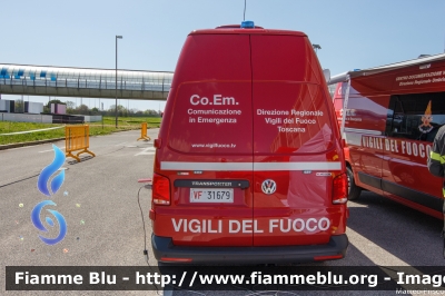 Volkswagen Transporter T6.1
Vigili del Fuoco
Direzione Regionale Toscana
CoEm Comunicazione in Emergenza
VF 31679
Parole chiave: Volkswagen Transporter_T6.1 VF31679