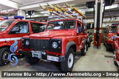 Land Rover Defender 90
Vigili del Fuoco
Unione Distrettuale di Fiemme
Corpo Volontario di Ziano di Fiemme (TN)
VF 4E3 TN
Parole chiave: Land_Rover Defender_90 VF4E3TN