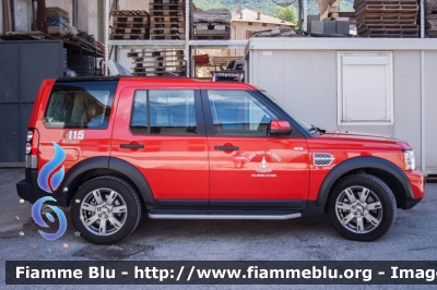 Land-Rover Discovery 4
Vigili del Fuoco
Unione distrettuale di Mezzolombardo
Corpo Volontario di San Michele all'Adige (TN)
VF 6E2 TN
Parole chiave: Land-Rover Discovery_4 VF6E2TN