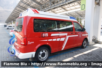 Volkswagen Transporter T5 restyle
Vigili del Fuoco
Distretto della Val Di Sole
Corpo Volontario di Pejo (TN)
Allestimento Rosenbauer
VF 6K6 TN
Parole chiave: Volkswagen Transporter_T5_restyle VF6K6TN