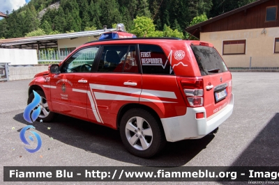 Suzuki Grand Vitara III serie
Vigili del Fuoco
Unione Distrettuale di Fiemme
Corpo Volontario di Predazzo (TN)
allestimento Pro Fire
VF 7K5 TN
Parole chiave: Suzuki Grand_Vitara_IIIserie VF7K5TN