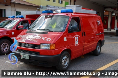 VolksWagen T4 Syncro
Vigili del Fuoco
Distretto di Fiemme
Corpo Volontario di Moena (TN)
allestimento BrandShutz
VF B77 TN
Parole chiave: VolksWagen T4_Syncro VFB77TN