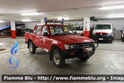 Toyota Hilux II serie
Vigili del Fuoco
Distretto di Fiemme
Corpo Volontario di Moena (TN)
VF B78 TN
Parole chiave: Toyota Hilux_IIserie VFB78TN