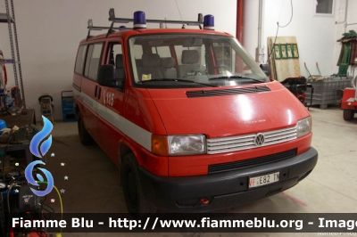 Volkswagen Transporter T4 Syncro
Vigili del Fuoco
Unione Distrettuale di Fiemme (TN)
ospitato dal Corpo Volontario di Castello di Fiemme (TN)
VF E82 TN
Parole chiave: Volkswagen Transporter_T4_Syncro VFE82TN