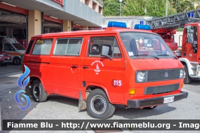 Volkswagen Transporter T3
Vigili del Fuoco
Unione Distrettuale di Fondo
Corpo Volontario di Fondo (TN)
allestimento Brandshutz
ex ambulanza riallestito a carro aria
dal Corpo di Fondo
VF E94 TN
Parole chiave: Volkswagen Transporter_T3 VFE94TN