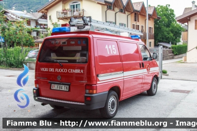 Volkswagen Transporter T4
Vigili del Fuoco
Distretto di Trento
Corpo Volontario di Cembra (TN)
VF F84 TN
Parole chiave: Volkswagen Transporter_T4 VFF84TN