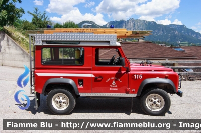 Land Rover Defender 90
Vigili del Fuoco
Distretto di Fiemme
Corpo Volontario di Carano (TN)
VF G48 TN
Parole chiave: Land_Rover Defender_90 VFG48TN