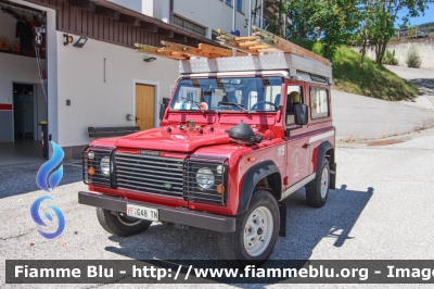 Land Rover Defender 90
Vigili del Fuoco
Distretto di Fiemme
Corpo Volontario di Carano (TN)
VF G48 TN
Parole chiave: Land_Rover Defender_90 VFG48TN